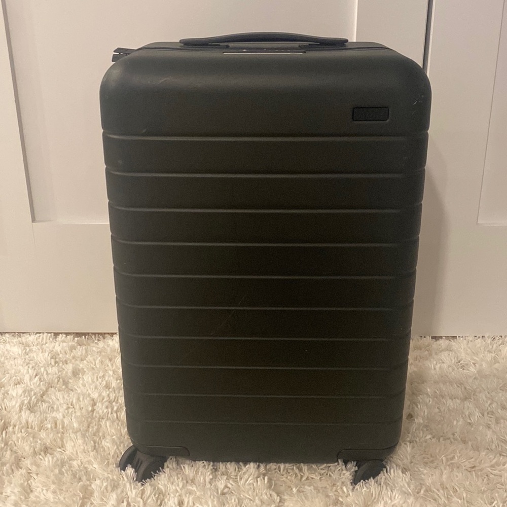 Green away carry on bigger carry on